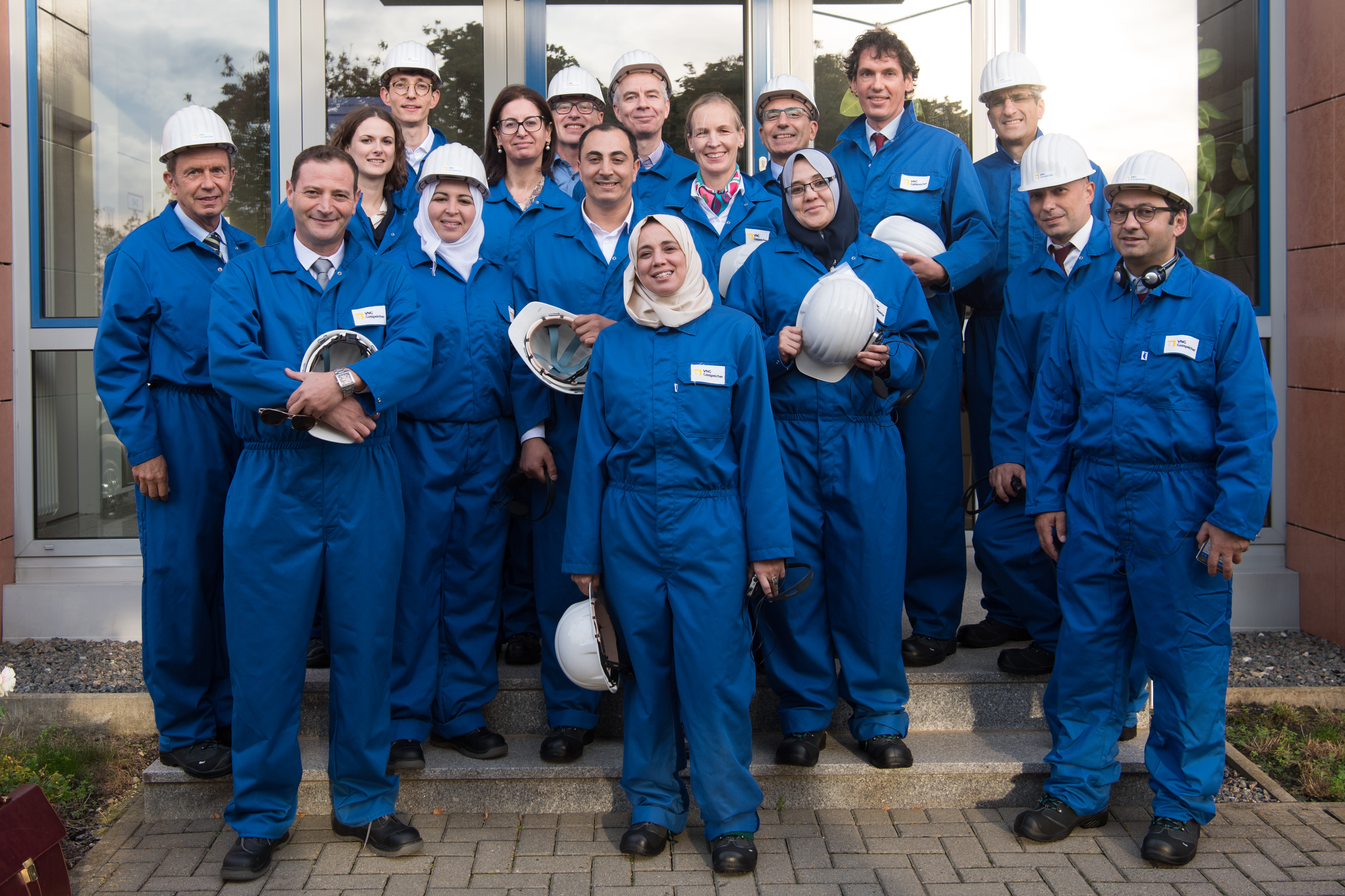 Deutsch-Algerische Delegation besichtigt "Energiepark Bad Lauchstädt". Foto: © Anika Dollmeyer 