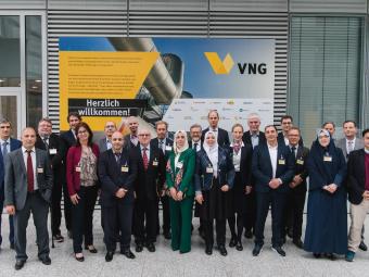 Deutsch-Algerische Delegation bei VNG. Foto: © Anika Dollmeyer 