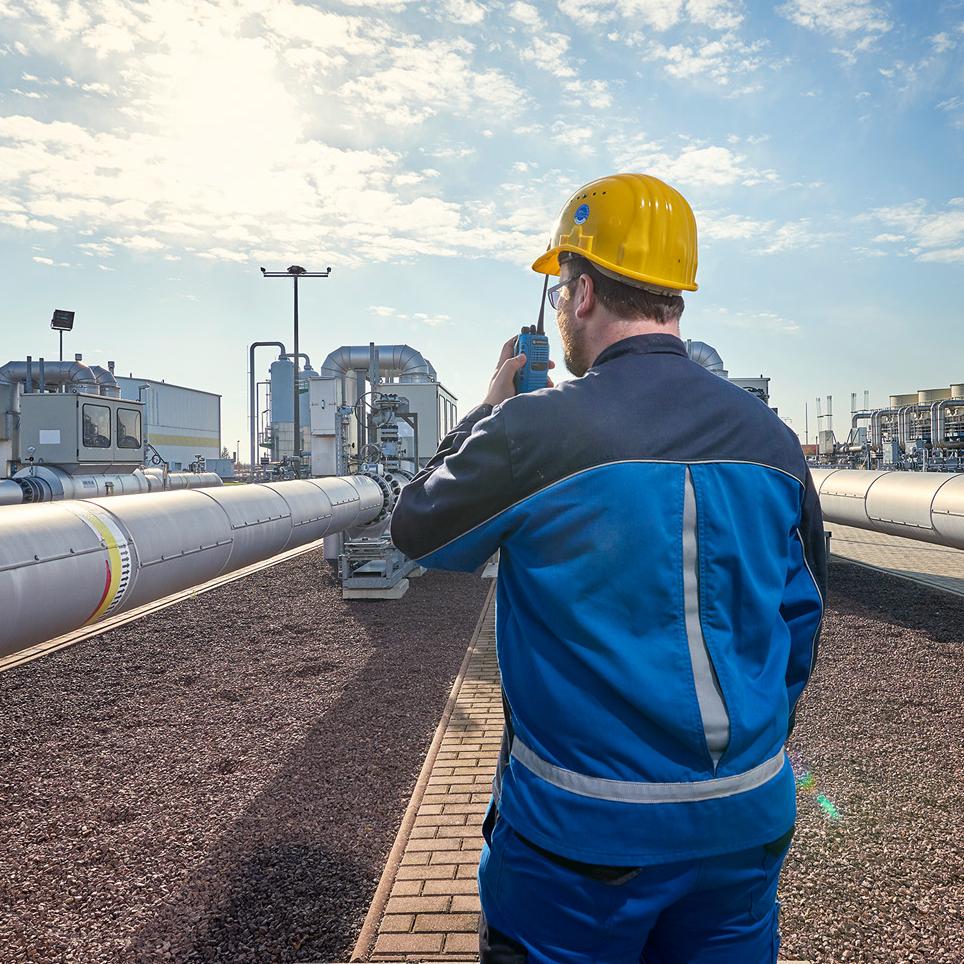Beitrag zur Versorgungssicherheit - VNG Gasspeicher in Bad Lauchstädt