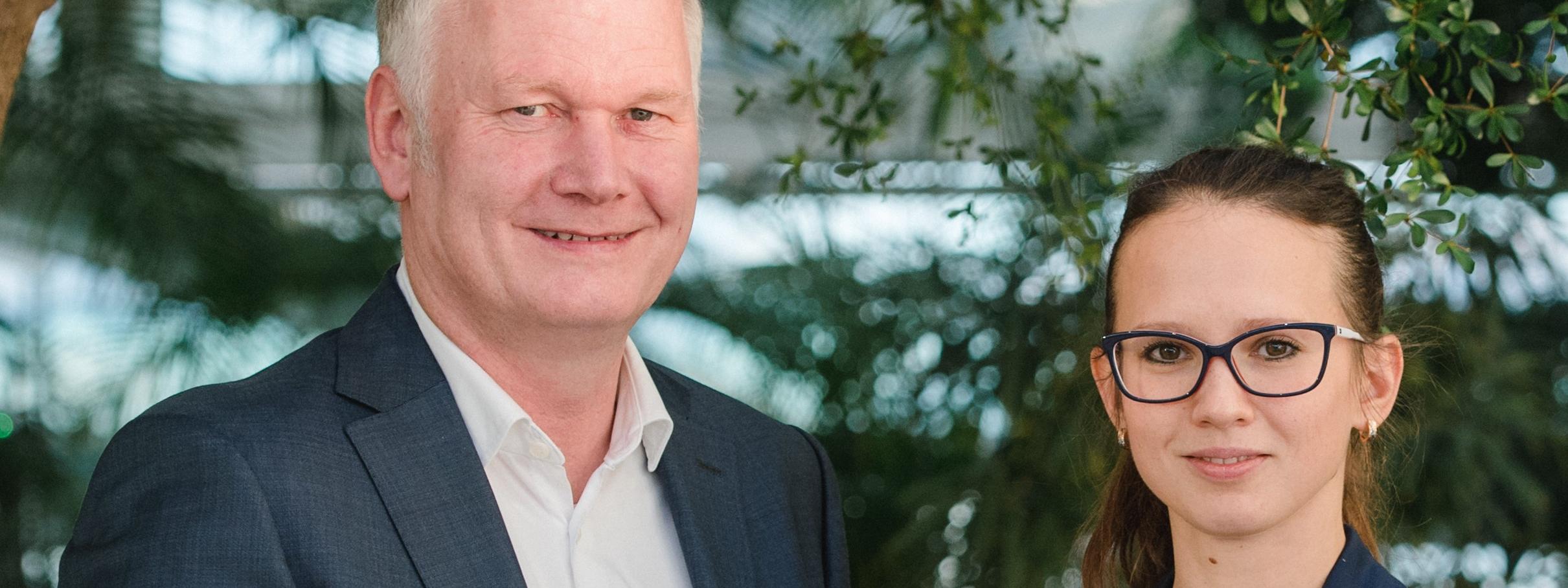 Olaf von Lehmden und Janina Goller sind die beiden Geschäftsführer der BALANCE EnviTec Bio-LNG GmbH