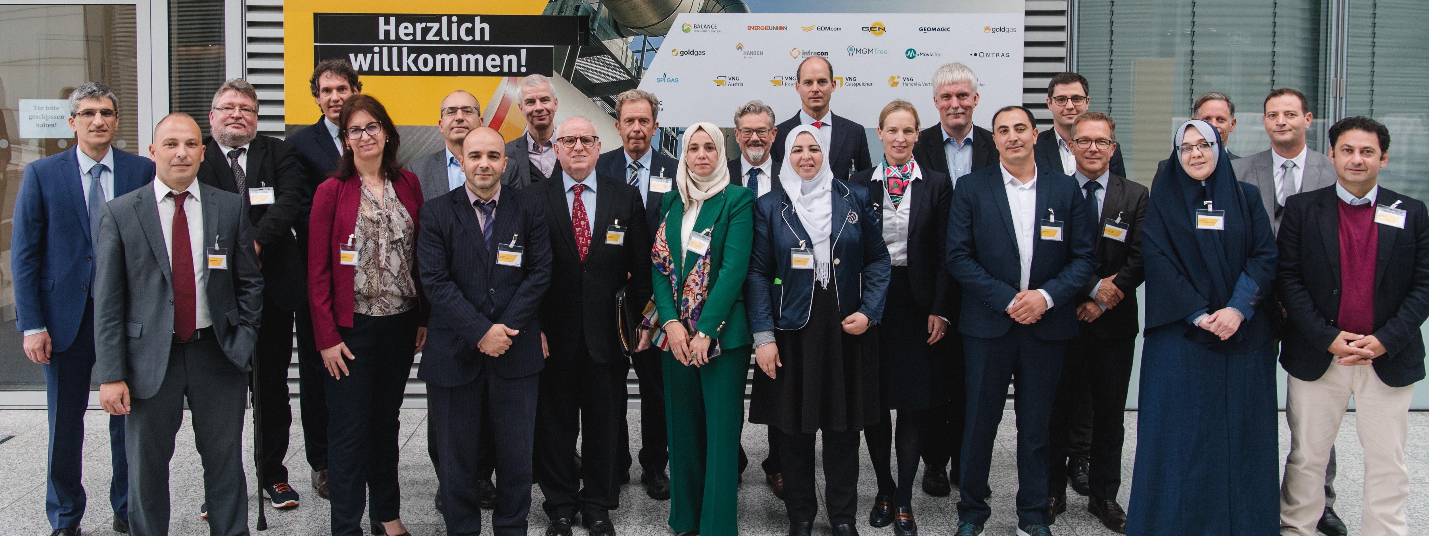 Deutsch-Algerische Delegation bei VNG. Foto: © Anika Dollmeyer 